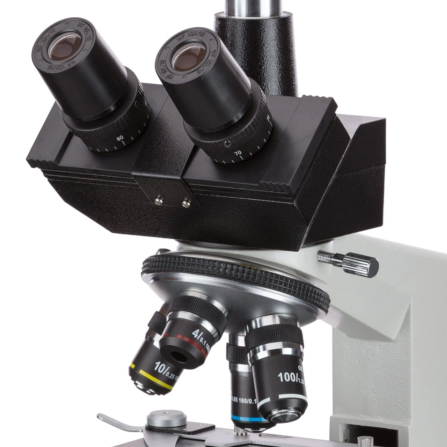 AmScope T390 Series Biological Trinocular Compound Microscope with 9.7" Touchscreen Imaging System - Image 9