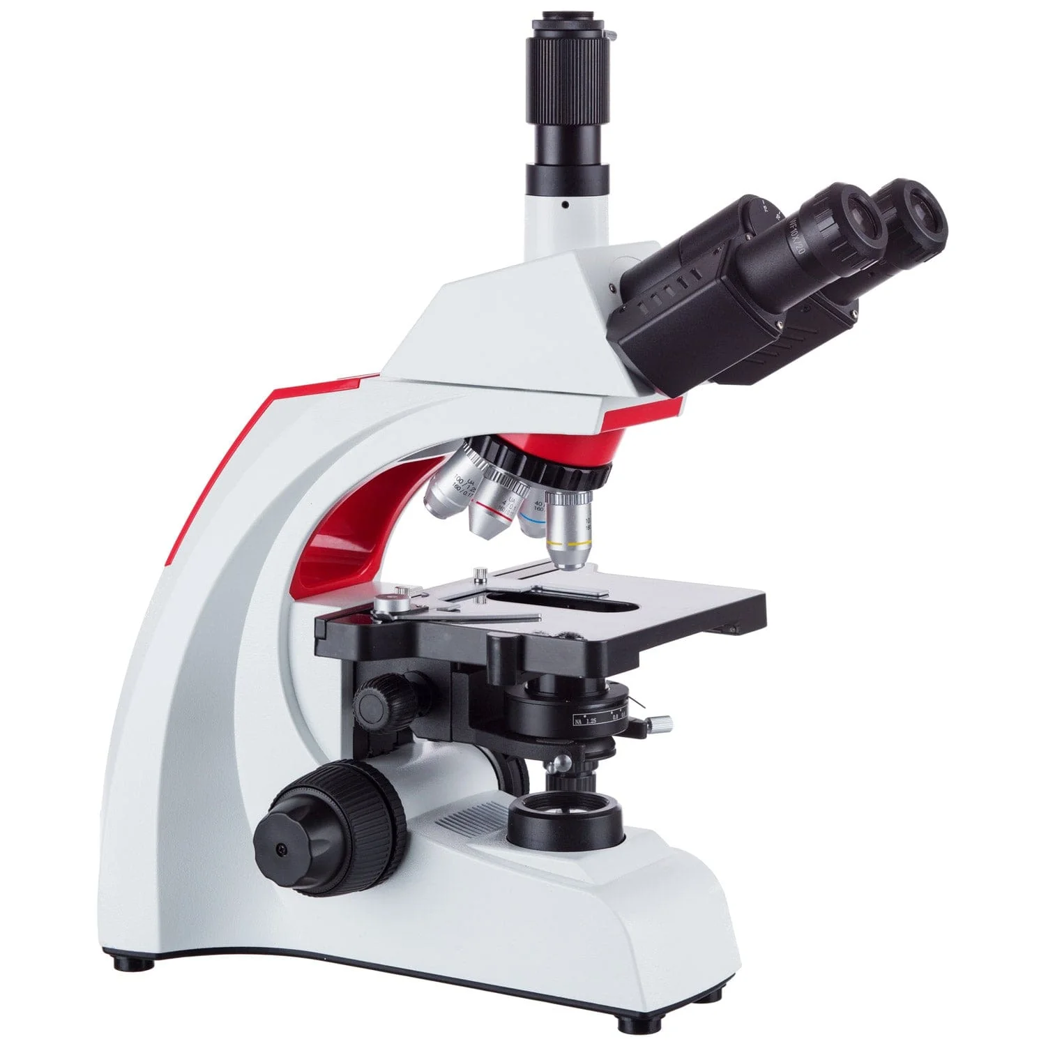 AmScope T430 Series Student and Professional Biological Trinocular Compound Microscope with port for Digital Cameras - Image 3