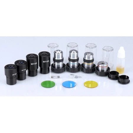 AmScope T490 Series Simul-Focal Darkfield Trinocular Compound Microscope with 20W Halogen and Optional Digital Camera - Image 7