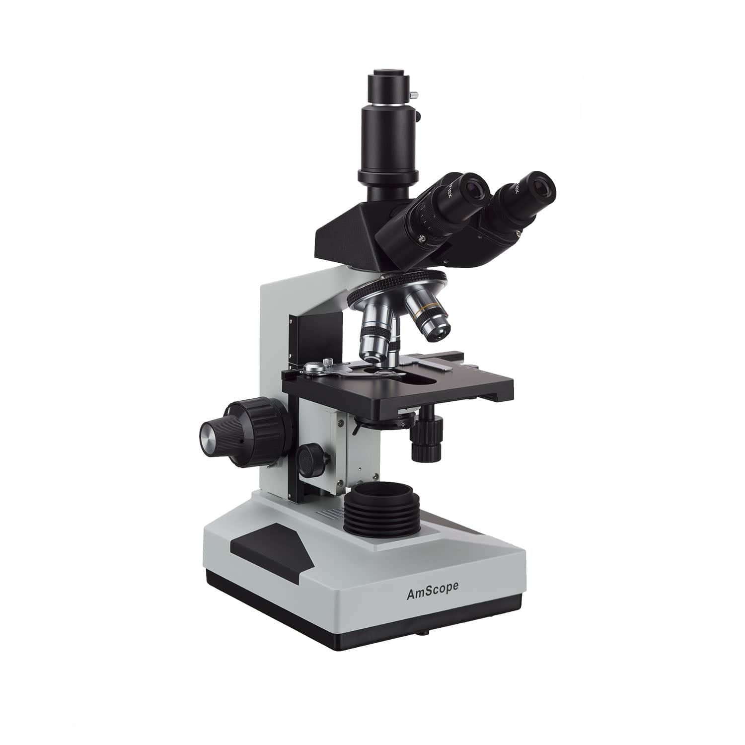AmScope T490 Series Trinocular Compound Microscope with LED Light and HDMI C-mount Camera - Image 3