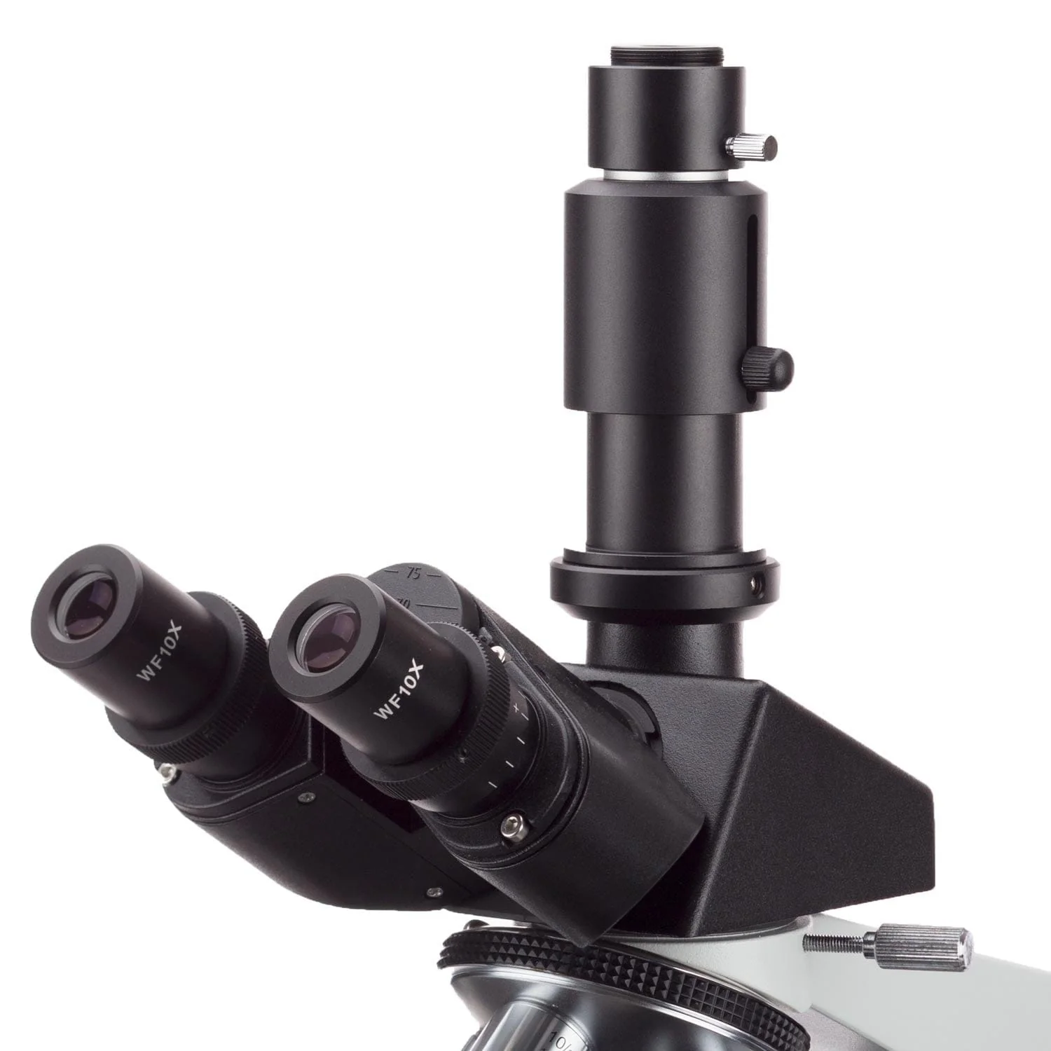 AmScope T490 Series Phase-contrast Trinocular Compound Microscope with 1080P HDMI C-mount Camera - Image 4