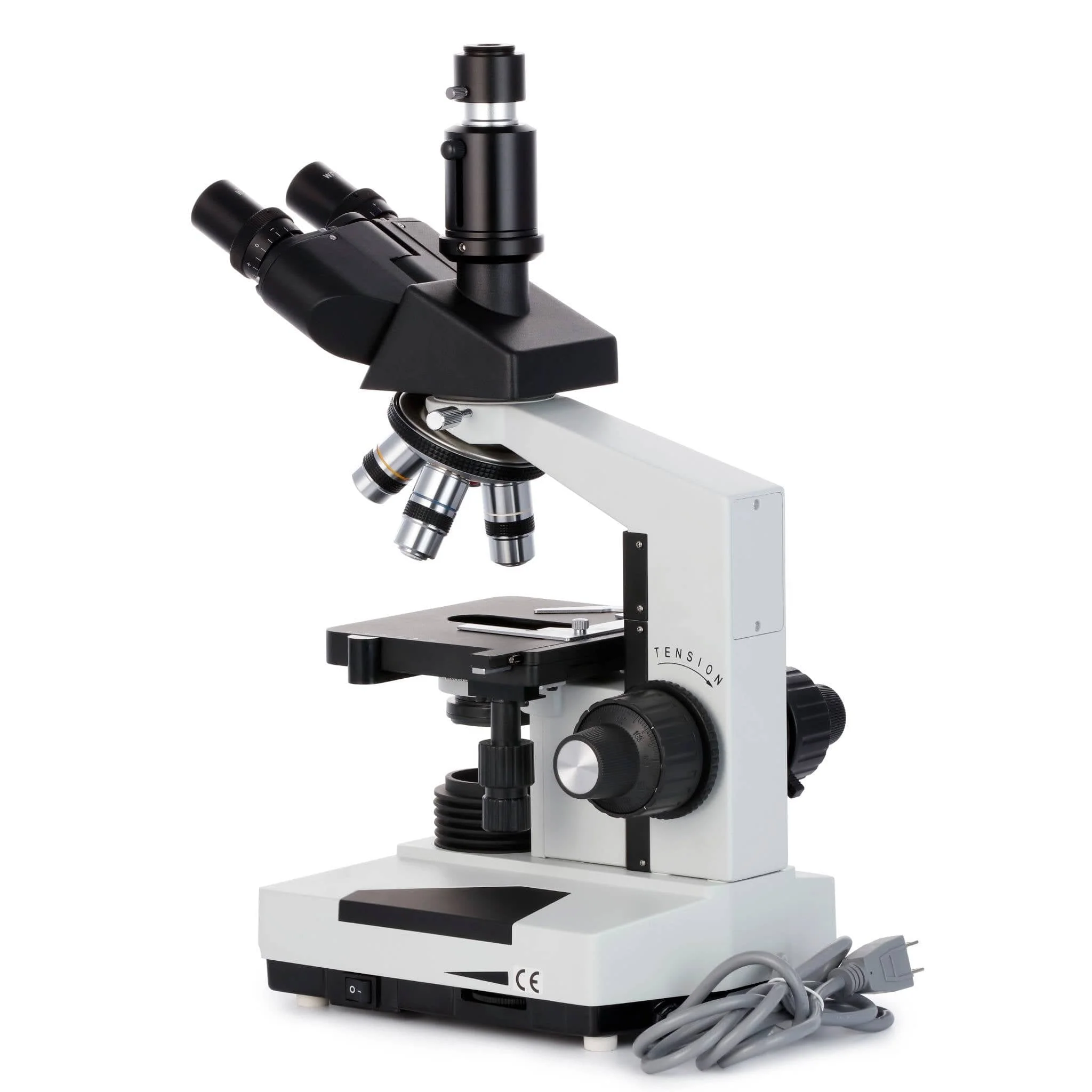 AmScope T490 Series Biological Trinocular Compound Microscope 40X-1600XMagnification with 5MP Camera Win & Mac - Image 3