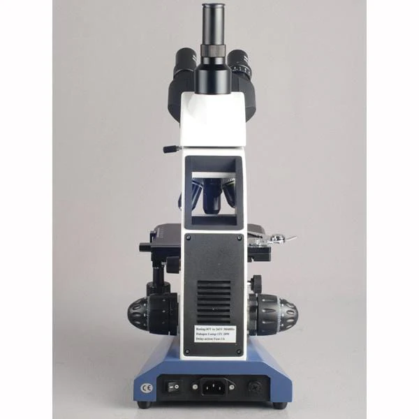 AmScope T520 Series Biological Trinocular Compound Microscope with 20W Halogen, 3D Mechanical Stage and Optional Digital Camera - Image 7