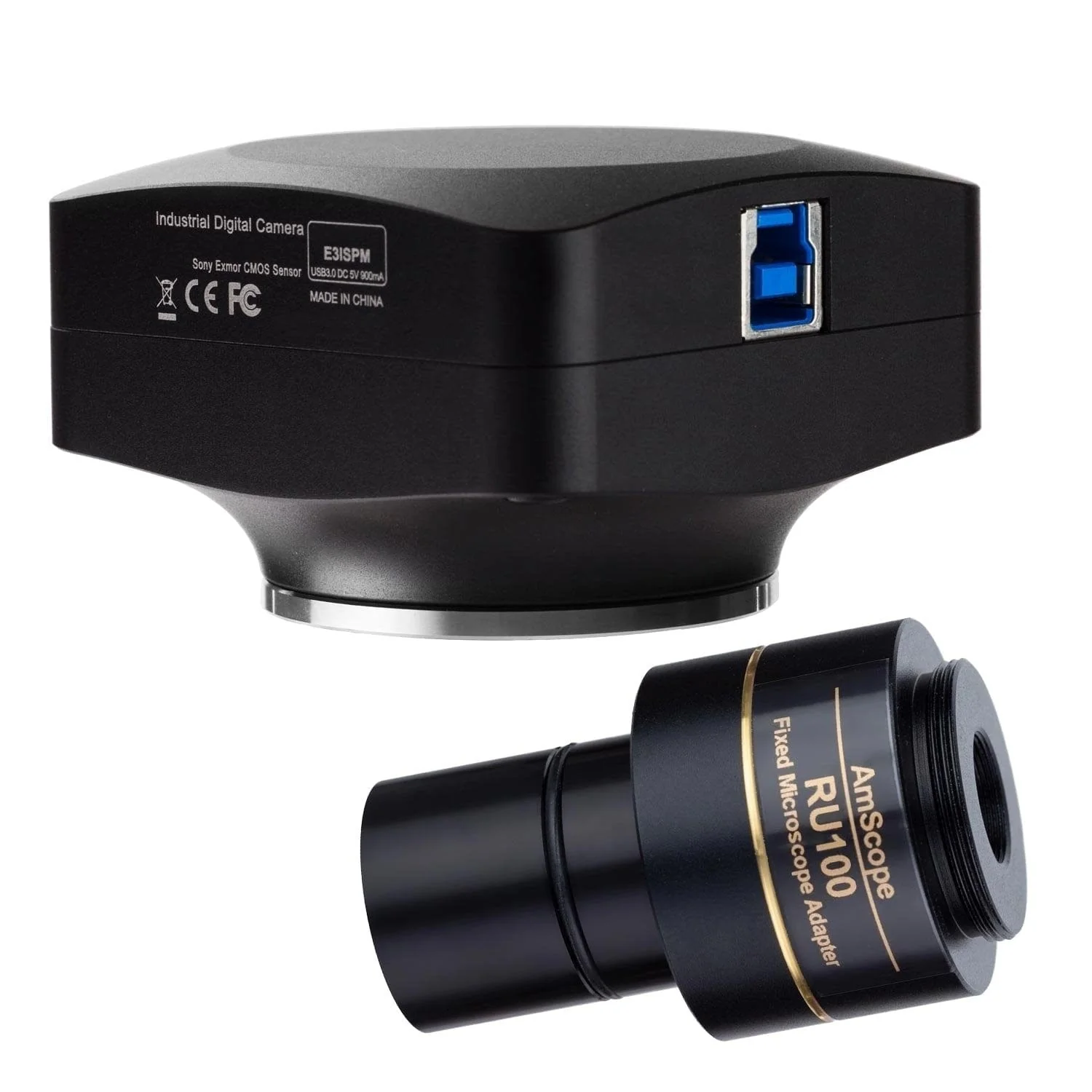 AmScope T650 Series Infinity Plan Biological Trinocular Compound Microscope with 20W Halogen, 3D Mechanical Stage and Optional Digital Camera - Image 6