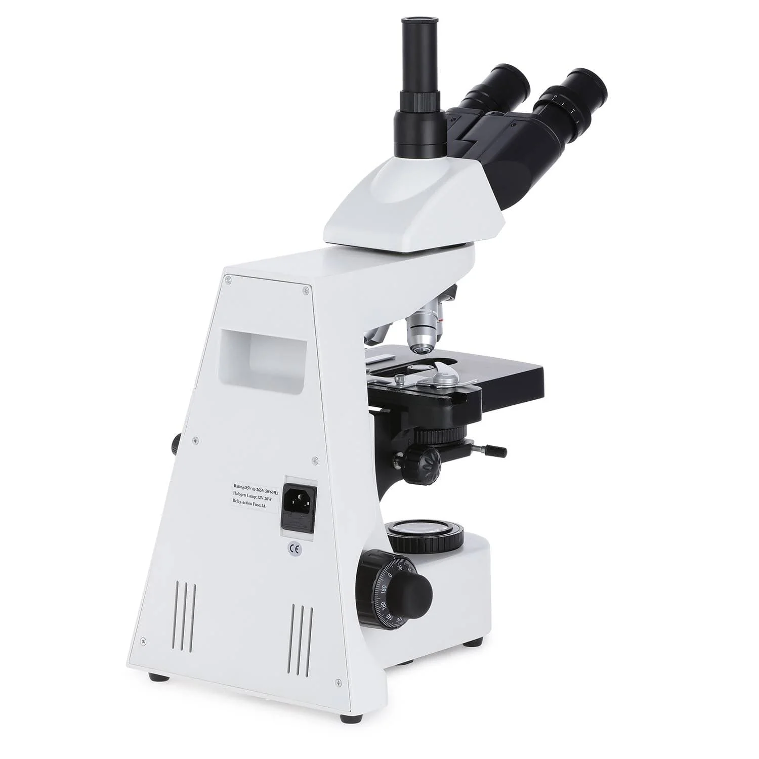 AmScope T660 Series Professional Biological Trinocular Compound Microscope with 20W Halogen Kohler Illumination, 3D Mechanical Stage and Optional Digital Camera - Image 7