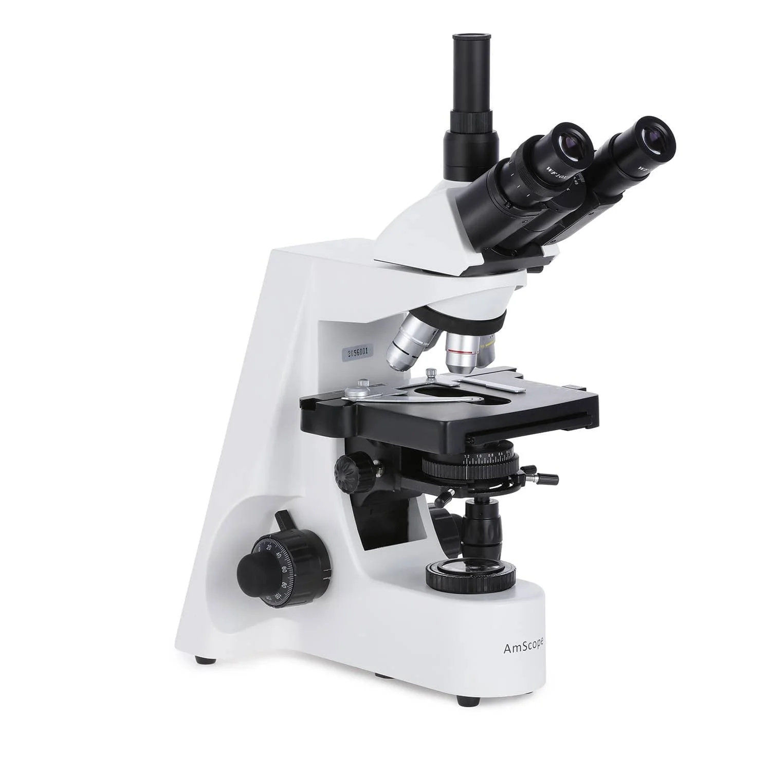 AmScope T660 Series Professional Biological Trinocular Compound Microscope with 20W Halogen Kohler Illumination, 3D Mechanical Stage and Optional Digital Camera - Image 8