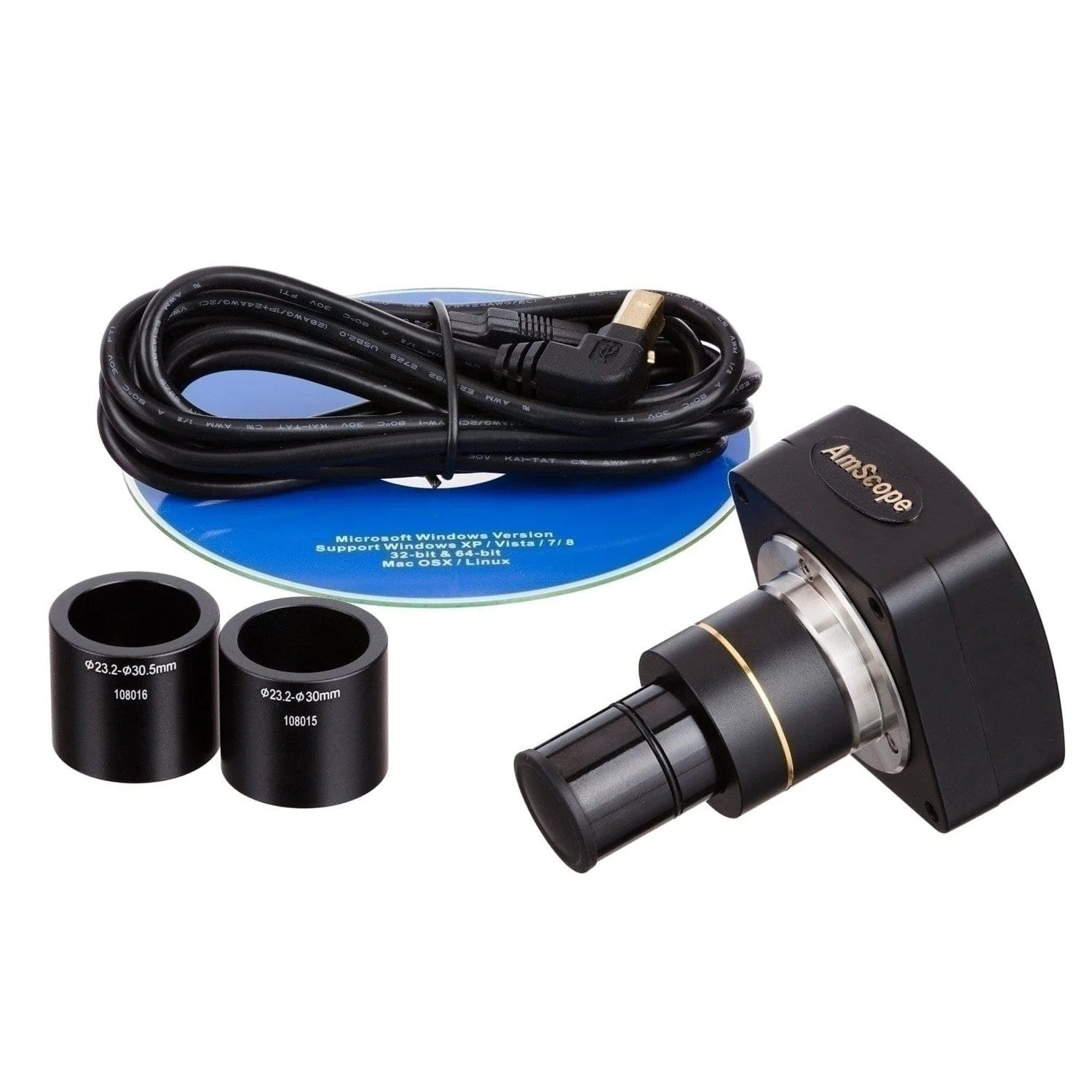 AmScope T670 Series Deluxe Darkfield Trinocular Compound Microscope with 3W Koehler Illuminator and Optional Digital Camera - Image 3
