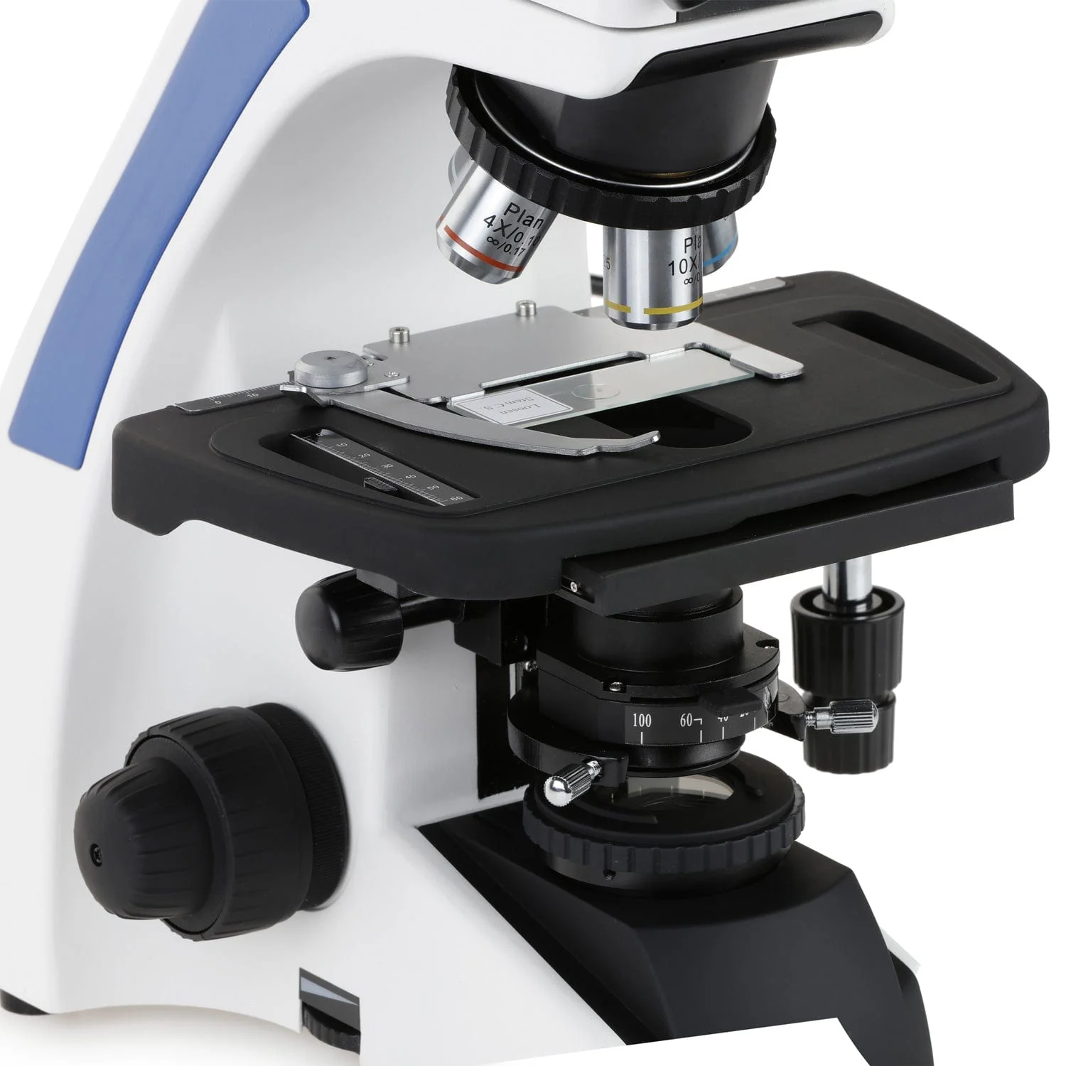 AmScope T720 Series Koehler LED Trinocular Compound Microscope with 9.7" Touchscreen Imaging System - Image 4