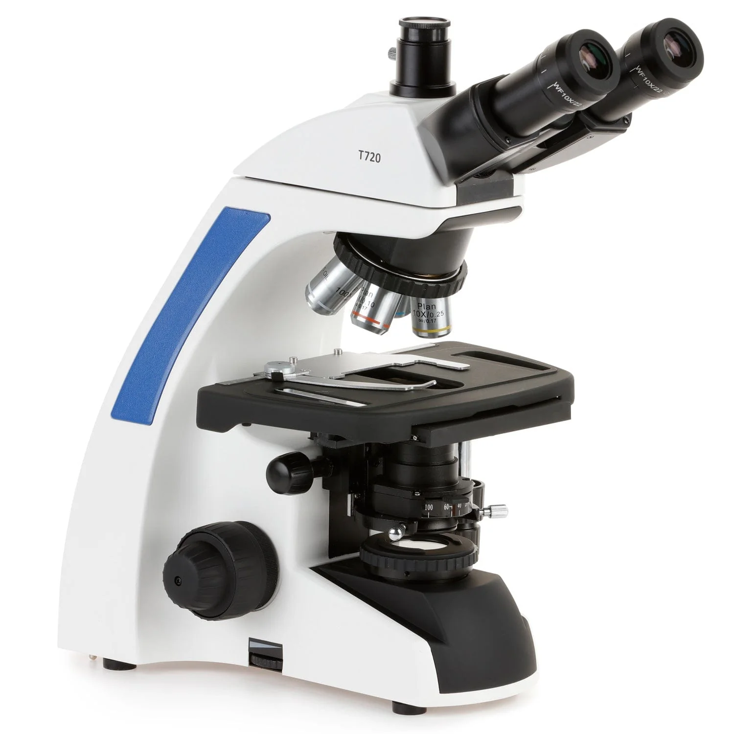 AmScope T720 Series Koehler LED Trinocular Compound Microscope with 9.7" Touchscreen Imaging System - Image 5