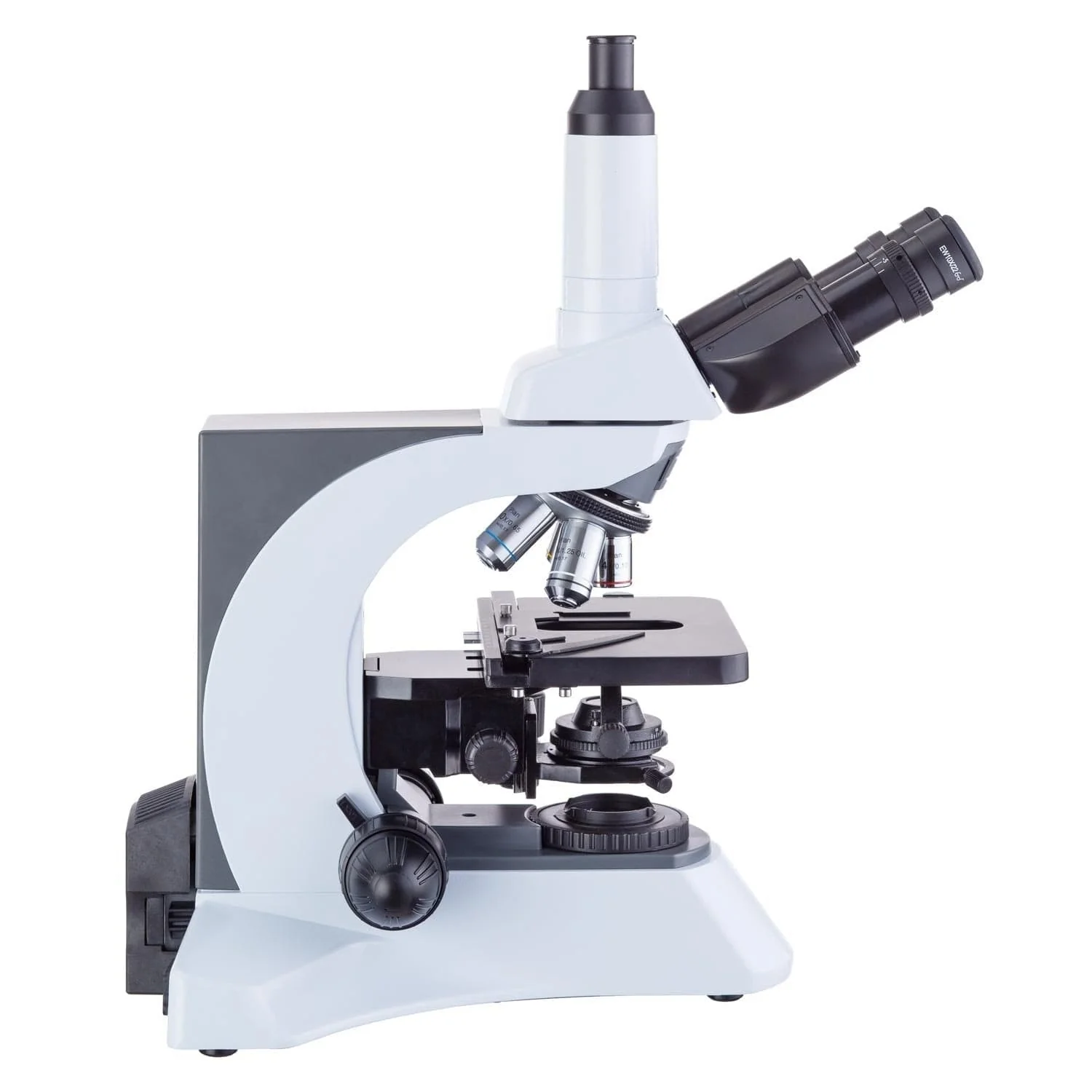 AmScope T750 Series Biological Trinocular Compound Microscope with Infinity-Corrected 30W Halogen Kohler Illumination, 3D Mechanical Stage and Optional Digital Camera - Image 3