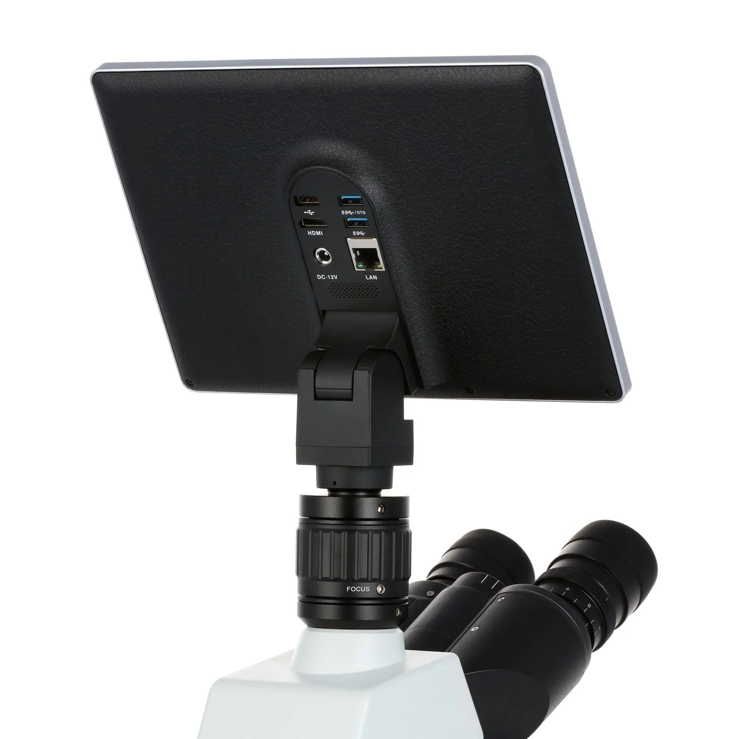 AmScope T800 Series High-Performance Biological Trinocular Compound Microscope + 10.5" Touchscreen 8MP Imaging System - Image 3