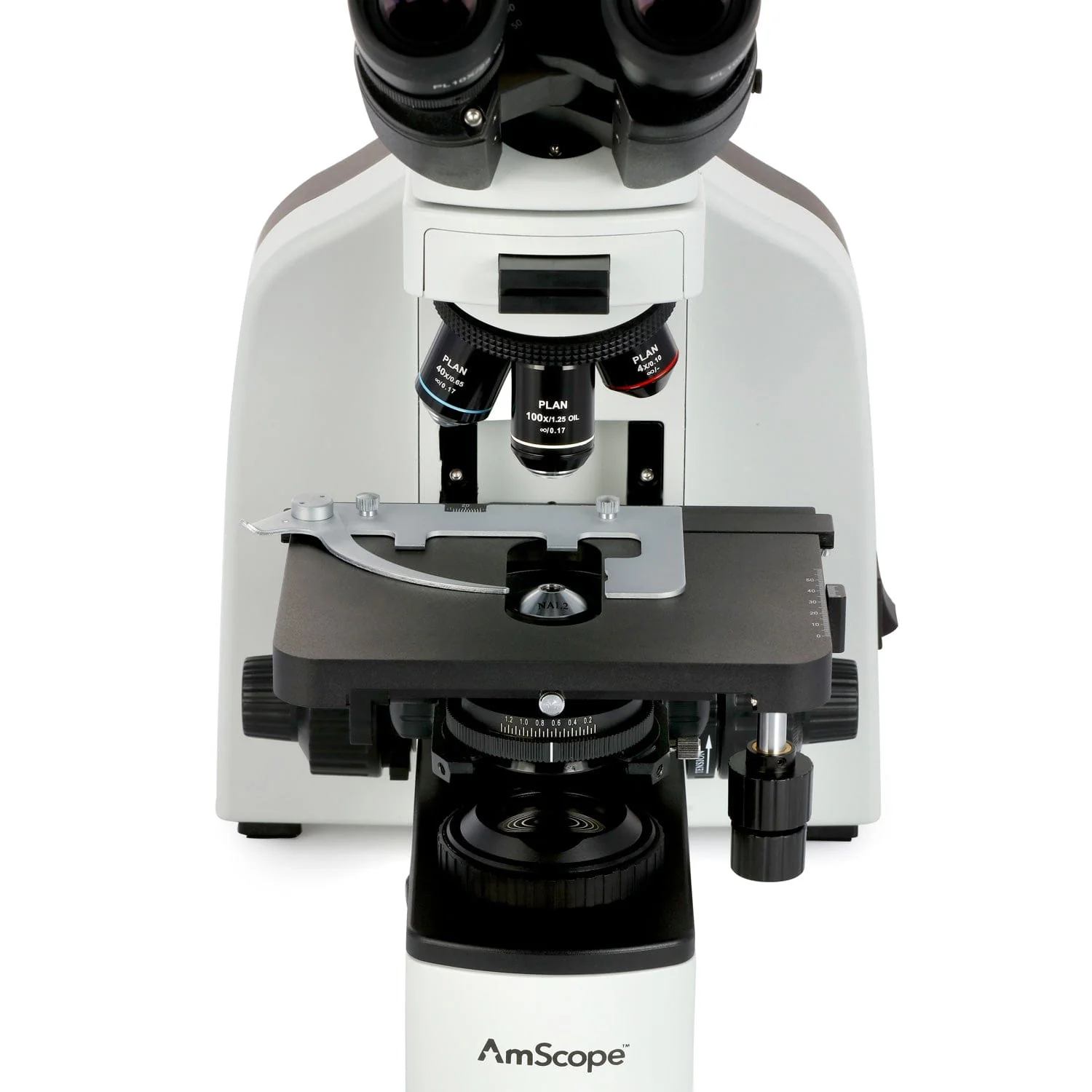 AmScope T800 Series High-Performance Biological Trinocular Compound Microscope + 10.5" Touchscreen 8MP Imaging System - Image 4