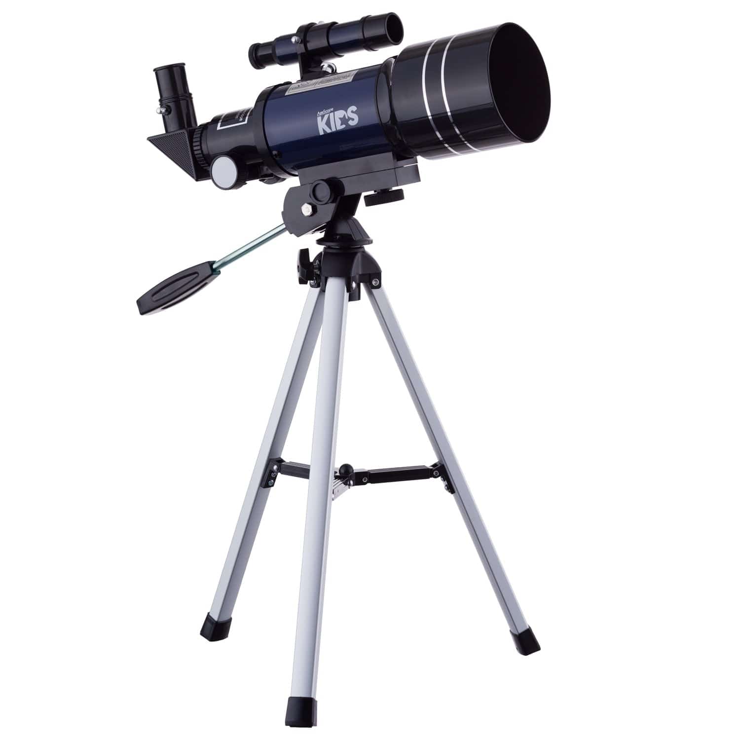AmScope Kid's Telescope Beginner Astronomer Series featuring 15-150X 300x70mm Compact Telescope, Space-Themed Activity Kit, and more - Image 17