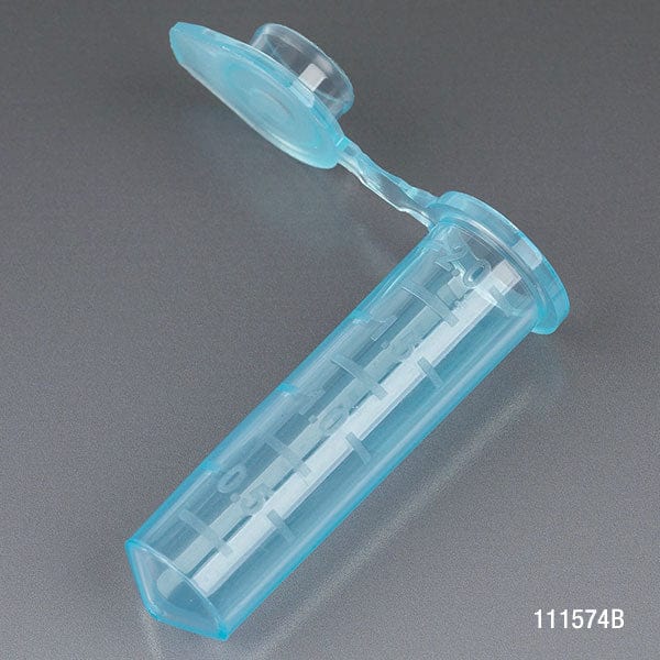 Microcentrifuge Tube with Attached Snap Cap and Certified: Rnase, Dnase and Pyrogen Free, 500/Stand Up Zip Lock Bag - Image 2