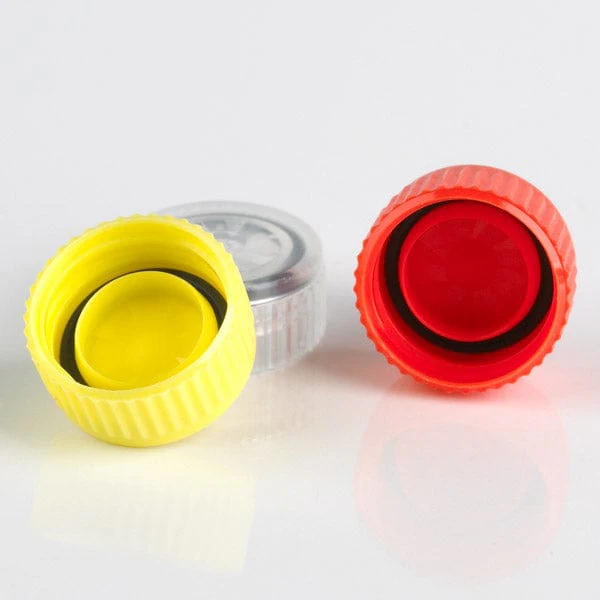 Screwcaps with O-Ring for Microcentrifuge Tubes