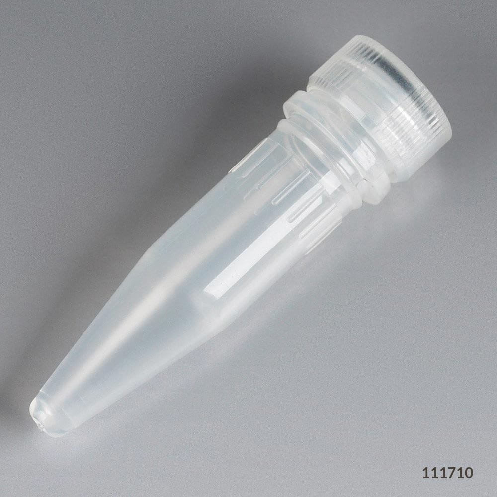 Microtube with Attached Screw Cap for Color Insert and O-Ring - Image 2