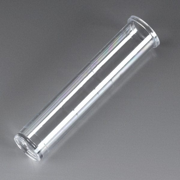 Globe Scientific Tube, 12 x 57mm (3mL), PS, Flat Bottom, Graduated, with Rim, 1000/Bag