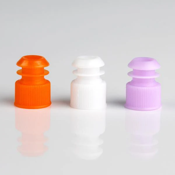 Globe Scientific Polyethylene Flanged Plug Cap for 16mm Test Tubes in Various Colors - Image 3