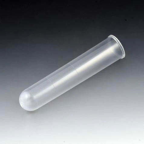 Globe Scientific Test Tube, 16 x 75mm (8mL), PP, with Rim, Cs/2500