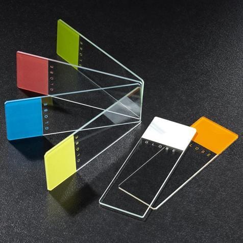 Globe Scientific Plain Glass Microscope Slides in Multiple Colors - Ground Edges or Ground Edges w/Safety Corners - Image 12