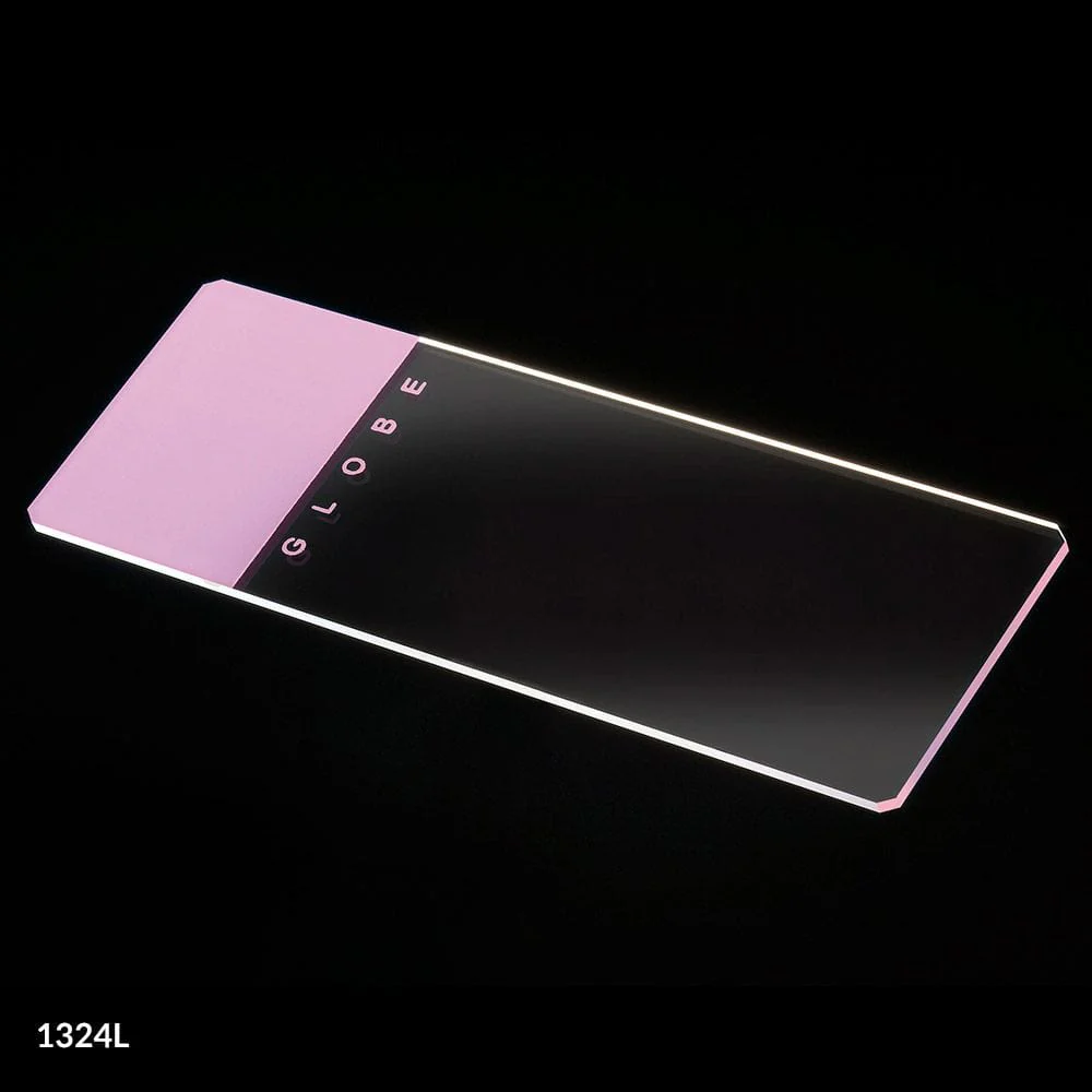 Globe Scientific Plain Glass Microscope Slides in Multiple Colors - Ground Edges or Ground Edges w/Safety Corners - Image 3