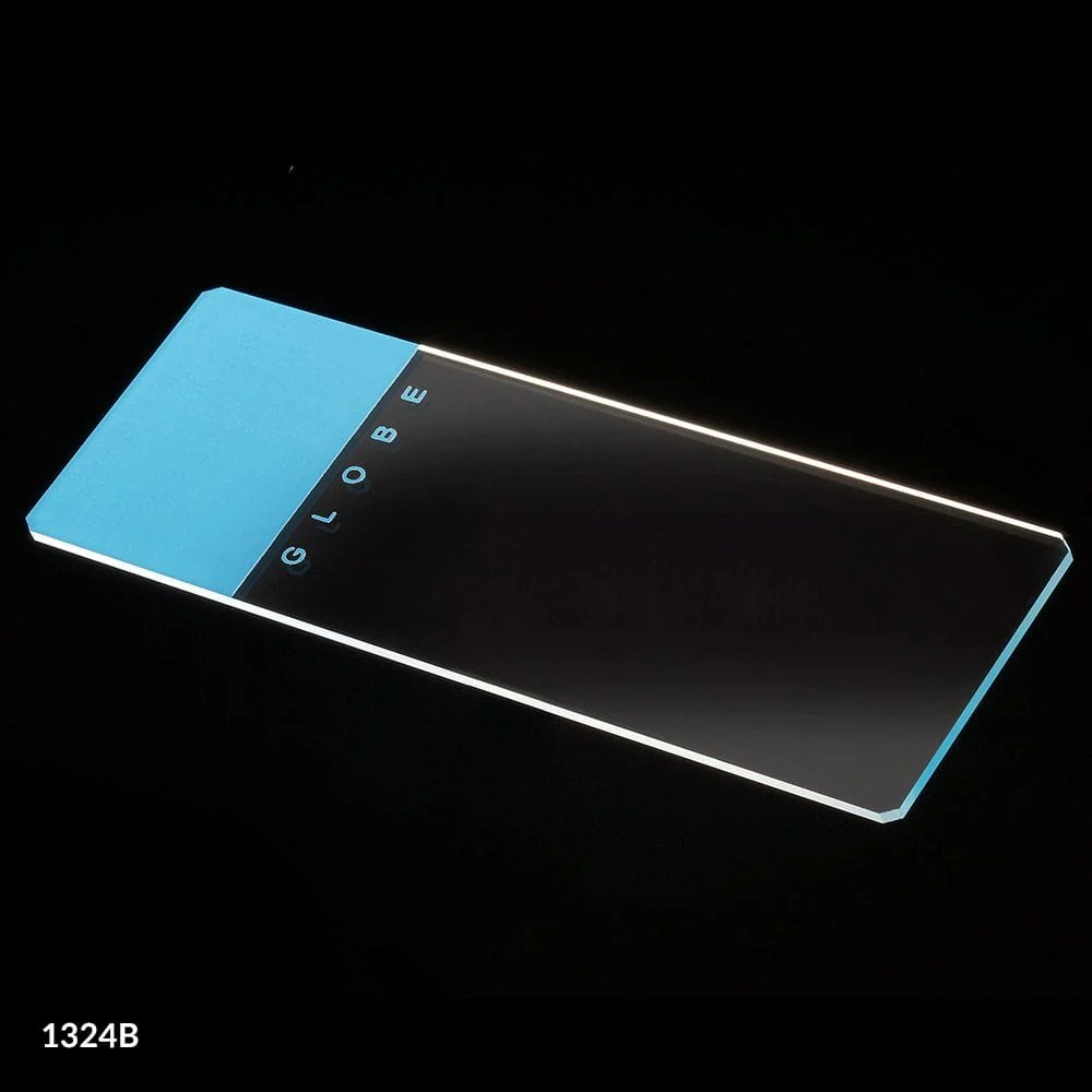 Globe Scientific Plain Glass Microscope Slides in Multiple Colors - Ground Edges or Ground Edges w/Safety Corners - Image 7