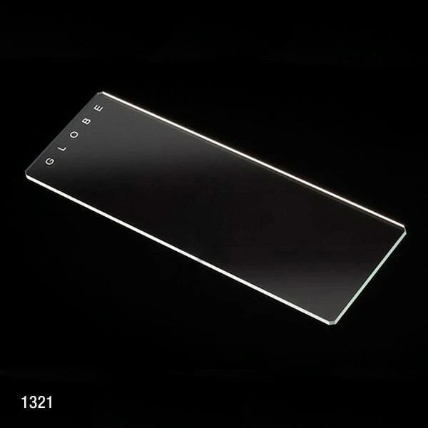 Globe Scientific Frosted Glass Microscope Slides w/Ground Edges and Safety Corners - Image 2