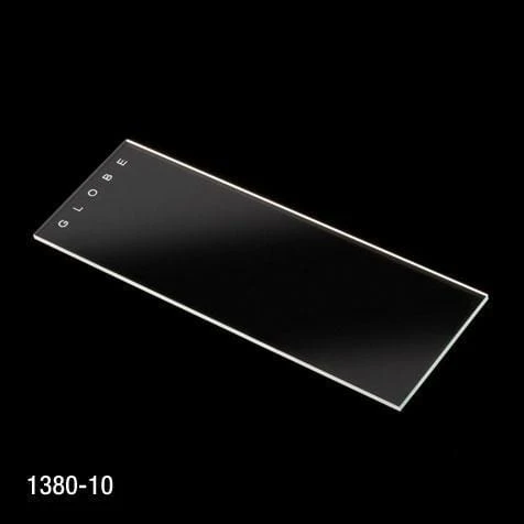Globe Scientific Diamond White Glass Microscope Slides with 90° Ground Edges
