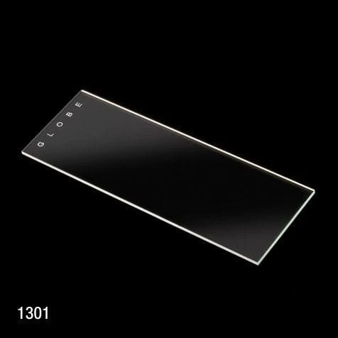Globe Scientific Diamond White Glass Microscope Slides with 45° Beveled Edges