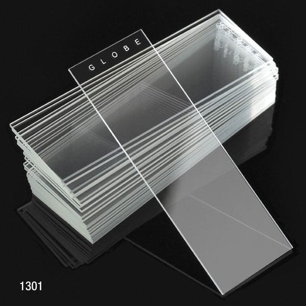 Globe Scientific Diamond White Glass Microscope Slides with 45° Beveled Edges - Image 3