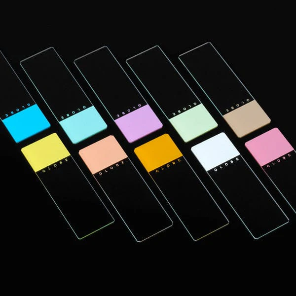 Globe Scientific Diamond White Glass Microscope Slides with 45° Beveled Edges - Image 7