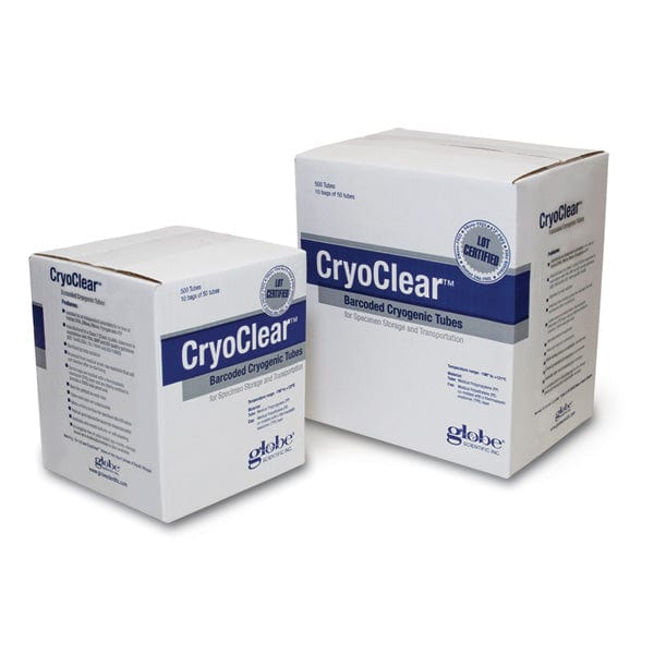 Globe Scientific CryoCLEAR vials with Attached Screwcap, Co-Molded Thermoplastic Elastomer (TPE) Sealing Layer, Conical Bottom, Self-Standing, Printed Graduations, Writing Space and Barcode. - Image 14