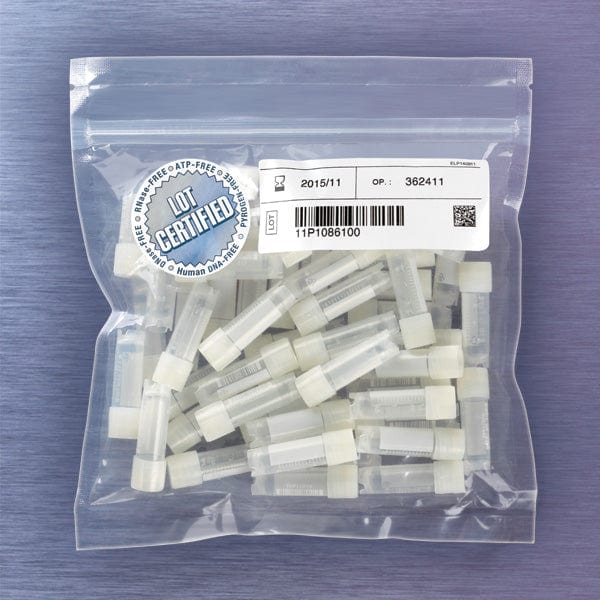 Globe Scientific CryoCLEAR vials with Attached Screwcap, Co-Molded Thermoplastic Elastomer (TPE) Sealing Layer, Round Bottom, Printed Graduations, Writing Space and Barcode - Image 7