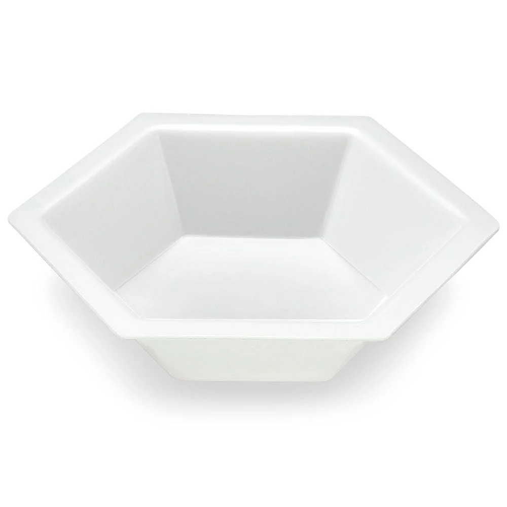 Globe Scientific Hexagonal Plastic Weighing Boat - Antistatic - Image 2