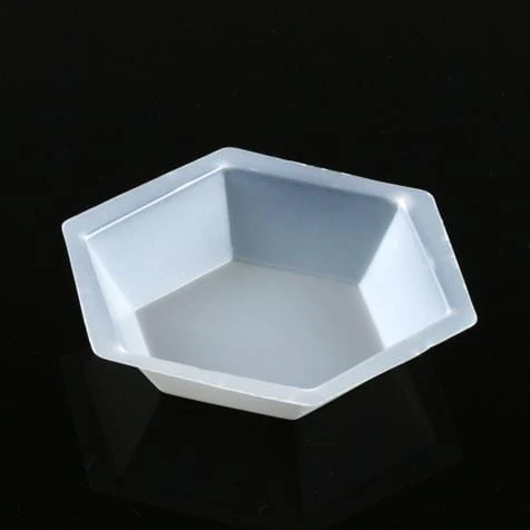 Globe Scientific Hexagonal Plastic Weighing Boat - Antistatic - Image 6