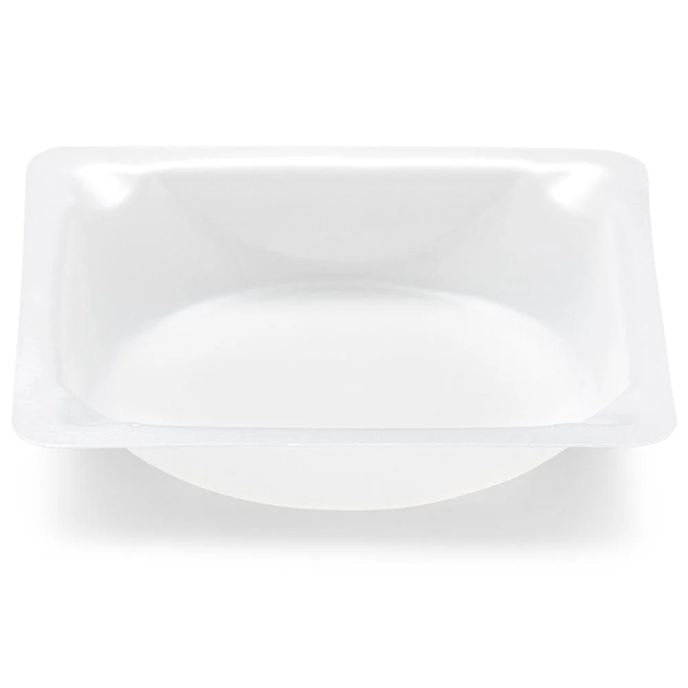 Globe Scientific Square Plastic Weighing Boat - Antistatic