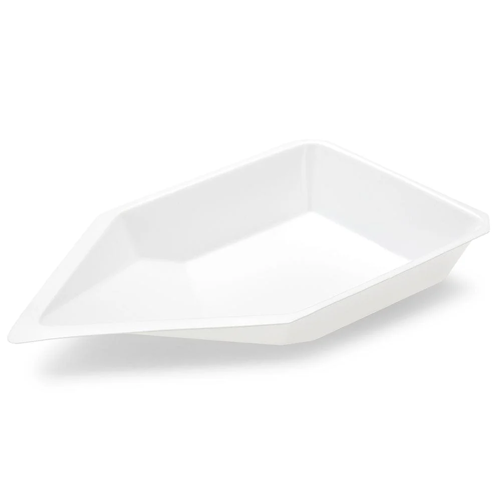 Globe Scientific Weighing Plastic Boat Vessel with Pour Spout and Antistatic - Image 3