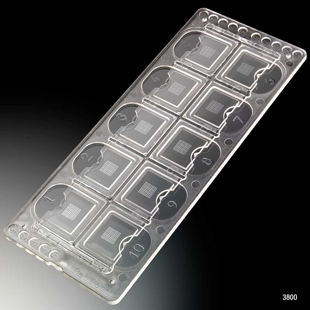 Globe Scientific Quick-Read Precision Grid Urinalysis Microscope Slide - Image 3