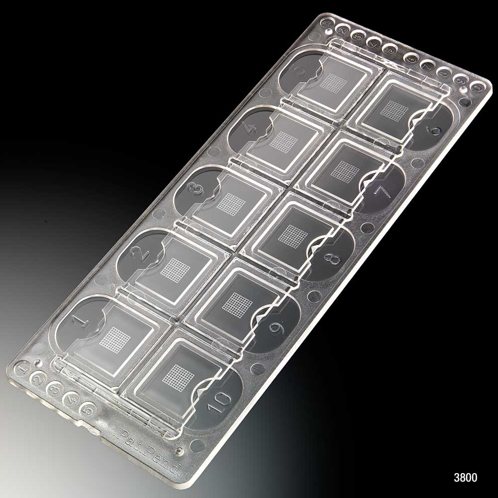Globe Scientific Quick-Read Precision Grid Urinalysis Microscope Slide - Image 5