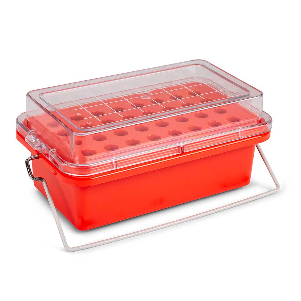 Globe Scientific Mini Cooler, 0°C, Red - Image 2