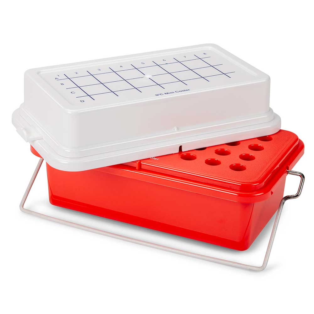 Globe Scientific Mini Cooler, 0°C, Red - Image 4