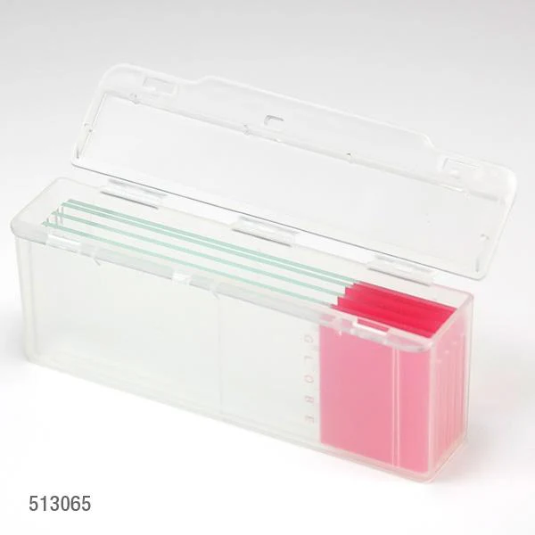 Globe Scientific Slide Mailer, Polypropylene, Side Flip Lid, for 5 Slides, Natural, 100/Box, 10 Boxes/Unit