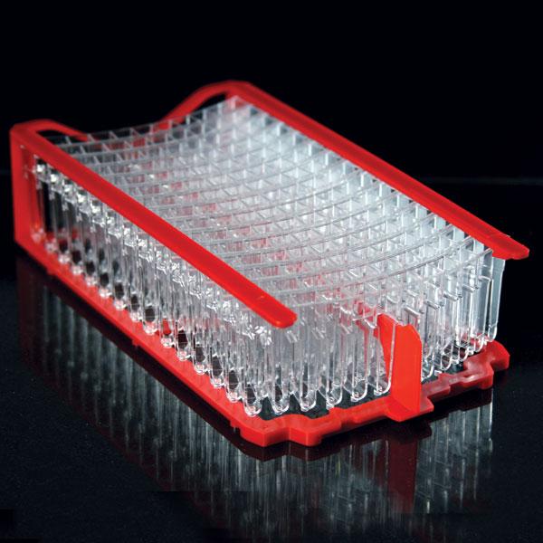 Globe Scientific Racked Cuvette Segments for use with Horiba ABX Mira S Plus & Pentra 400 Analyzers