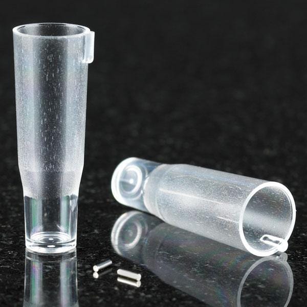 Globe Scientific Coagulation Cup with Metal Mixing Bar, PS, for use with the Accustasis, CoaData and BFT2 analyzers, Bag/1000