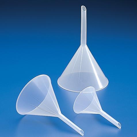 Globe Scientific Polypropylene Analytical Funnel - in 9 Sizes