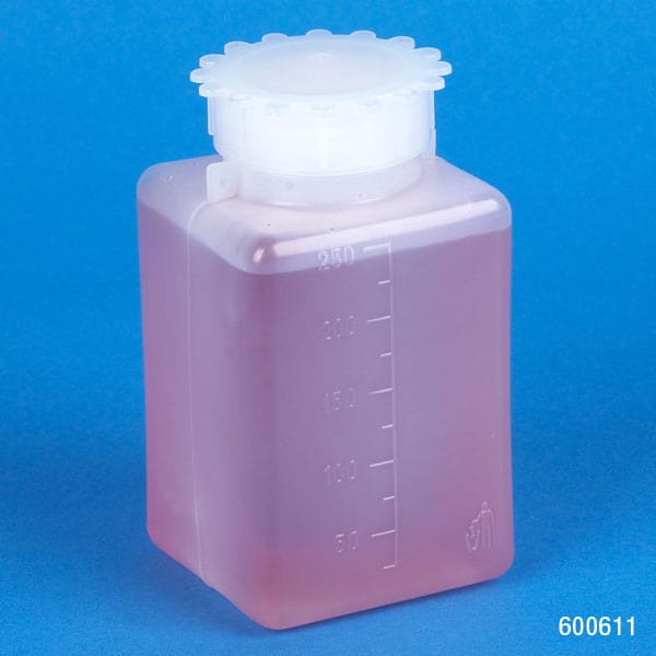 Wide Mouth Square Bottle with Screwcap - Image 4