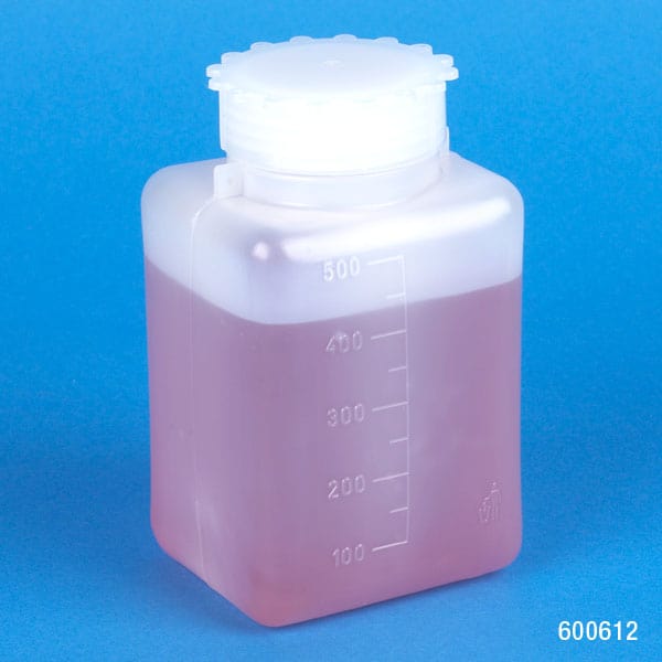 Wide Mouth Square Bottle with Screwcap - Image 5