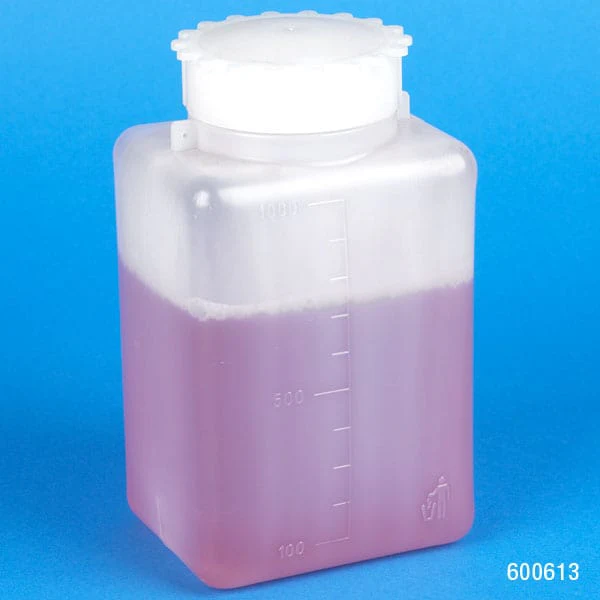 Wide Mouth Square Bottle with Screwcap - Image 6