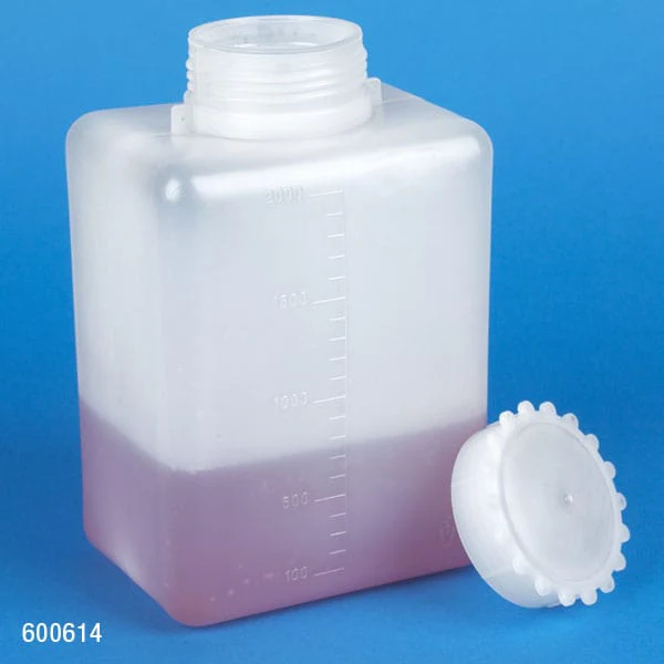 Wide Mouth Square Bottle with Screwcap - Image 7