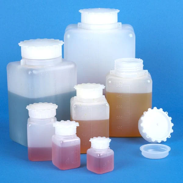 Wide Mouth Square Bottle with Screwcap - Image 9